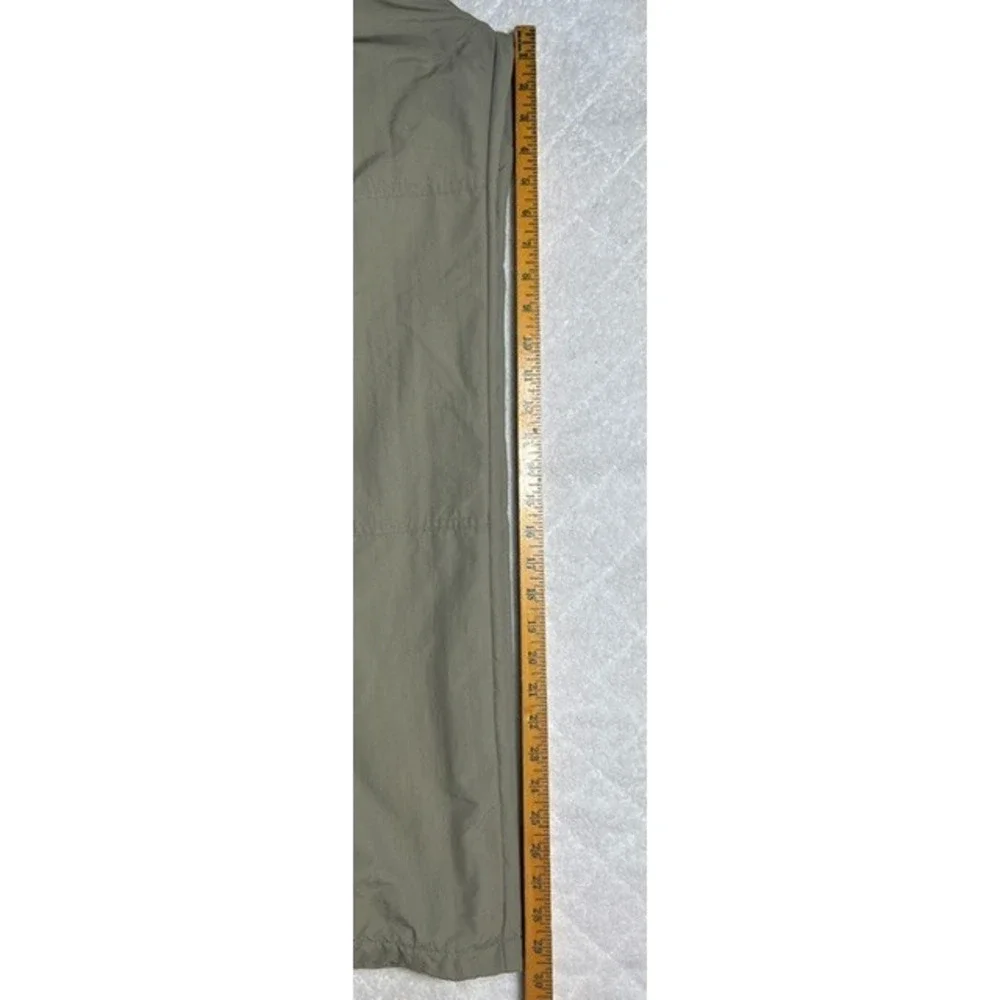 The American Outdoorsman Mens Sz 32x30 Fleece Lined Cargo Pants Olive Hike-2118